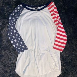 red White and blue Shirt